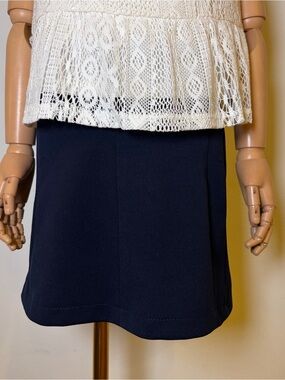 Custom Navy Blue Photoshoot Skirt Toddler Girl 4T